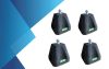 NICCONS podstavec na tlmenie vibrácií 100x100x100 mm 4 ks/balenie/NICCONS rezgéscsillapító talp 100x100x100 mm 4 db/csomag-