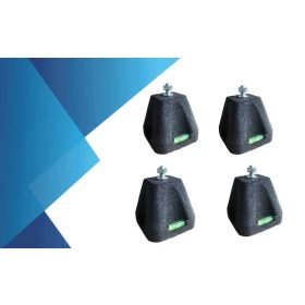   NICCONS podstavec na tlmenie vibrácií 100x100x100 mm 4 ks/balenie/NICCONS rezgéscsillapító talp 100x100x100 mm 4 db/csomag-