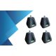 NICCONS podstavec na tlmenie vibrácií 100x100x100 mm 4 ks/balenie/NICCONS rezgéscsillapító talp 100x100x100 mm 4 db/csomag-