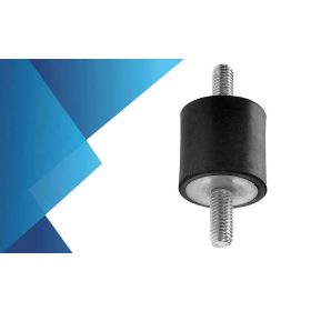   VONKAJŠIA JEDNOTKA pogumovaný držiak na tlmenie vibrácií 63x48 mm extra VEĽKÝ / Rezgéscsillapító gumibak extra nagy-